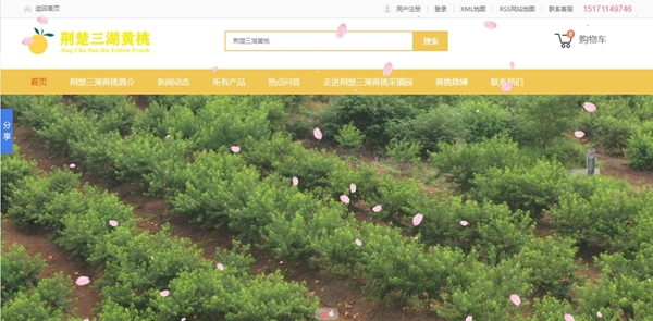欢迎访问荆楚三湖黄桃官方网站！